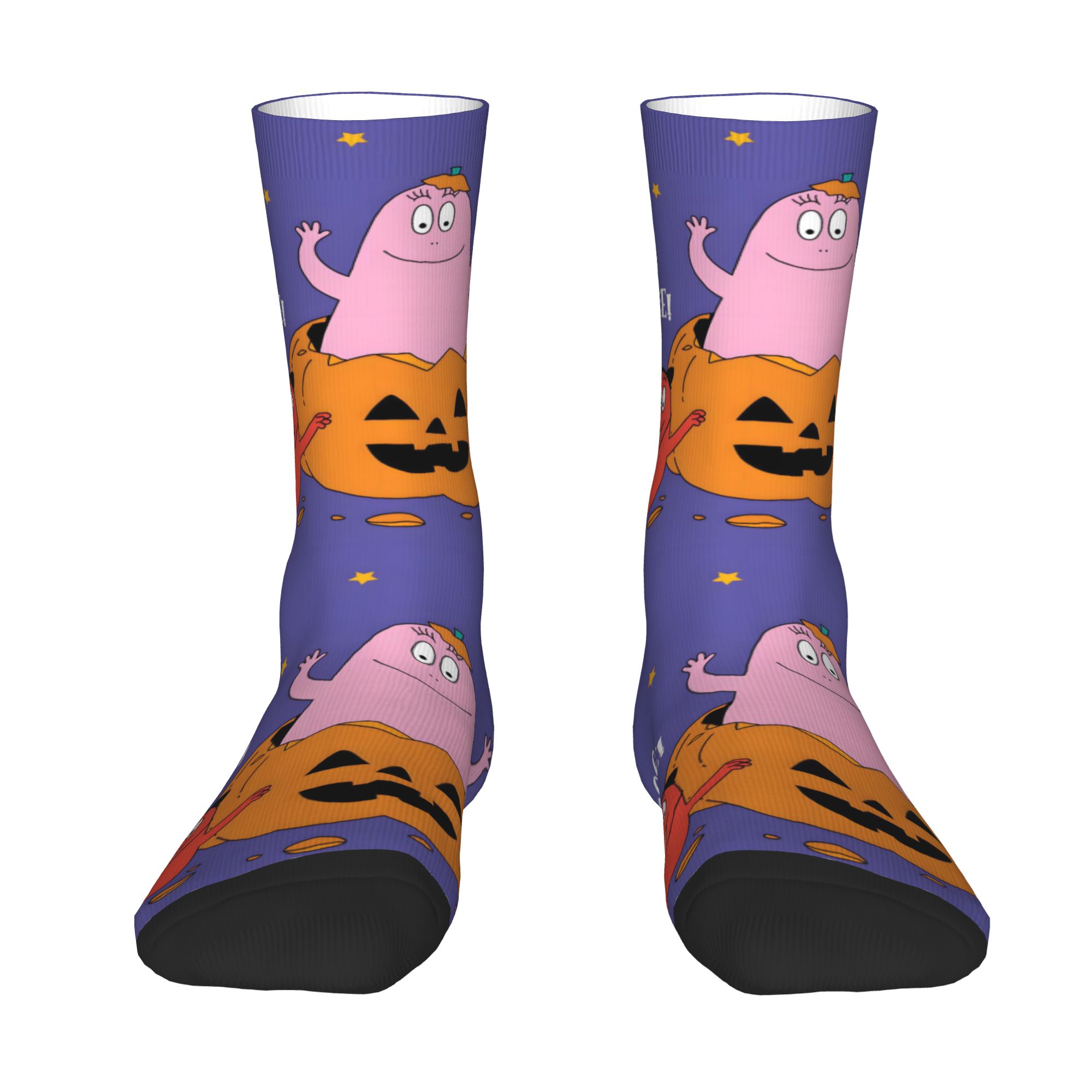Dress Sock Men - Chaussettes fantaisie amusantes personnalisées Barbapapa pour